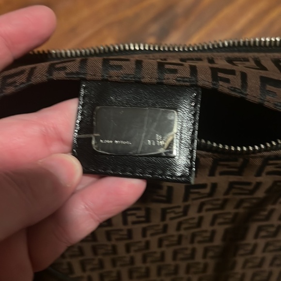 Vintage Authentic Fendi Zucchino Y2K bag - Picture 7 of 12